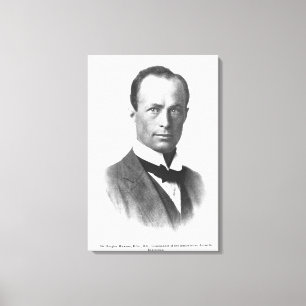 Porträt von Sir Douglas Mawson Leinwanddruck