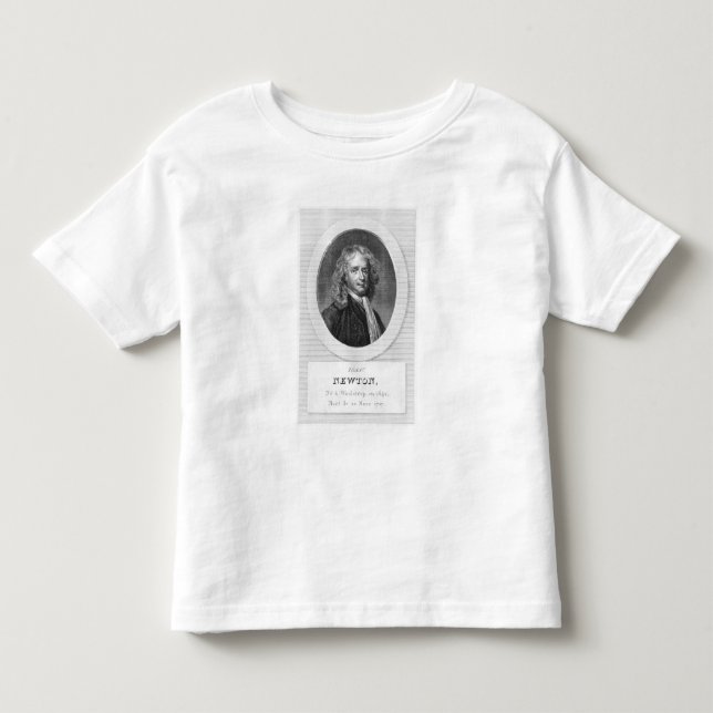 Porträt von Sir Isaac Newton Kleinkind T-shirt (Vorderseite)