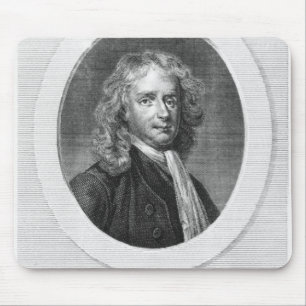 Porträt von Sir Isaac Newton Mousepad