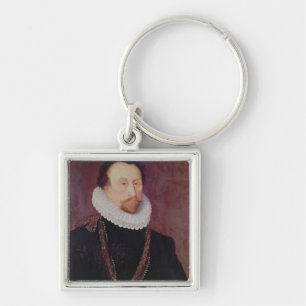 Porträt von Sir John Hawkins 1581 Schlüsselanhänger