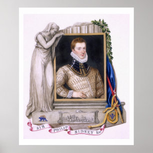 Porträt von Sir Philip Sidney (1554-86) 'von der Poster
