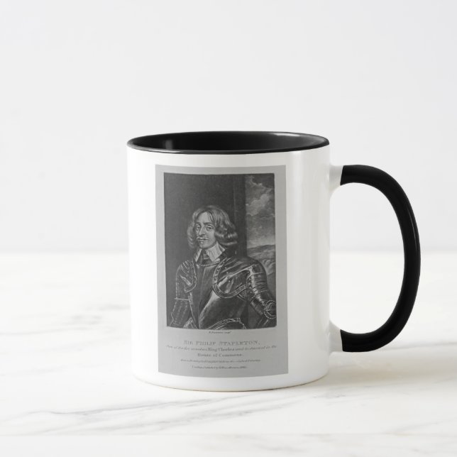 Porträt von Sir Philip Stapleton Tasse (Rechts)