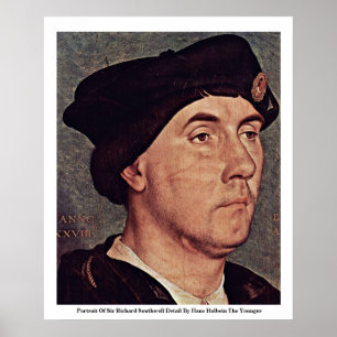 Porträt von Sir Richard Southwell Detail Poster