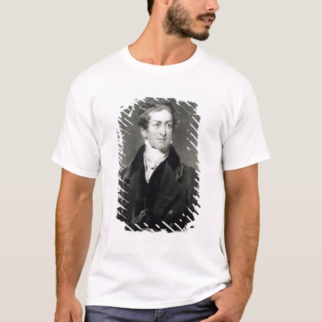 Porträt von Sir Robert Peel T-Shirt (Vorderseite)