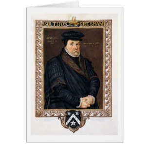 Porträt von Sir Thomas Gresham (c.1519-79) von 'M
