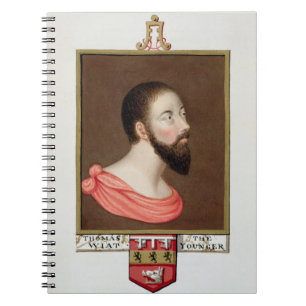 Porträt von Sir Thomas Wyatt das jüngere (c.1521 Notizblock