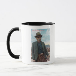 Porträt von Siwash Leiter der Fort-Diskussion Tasse