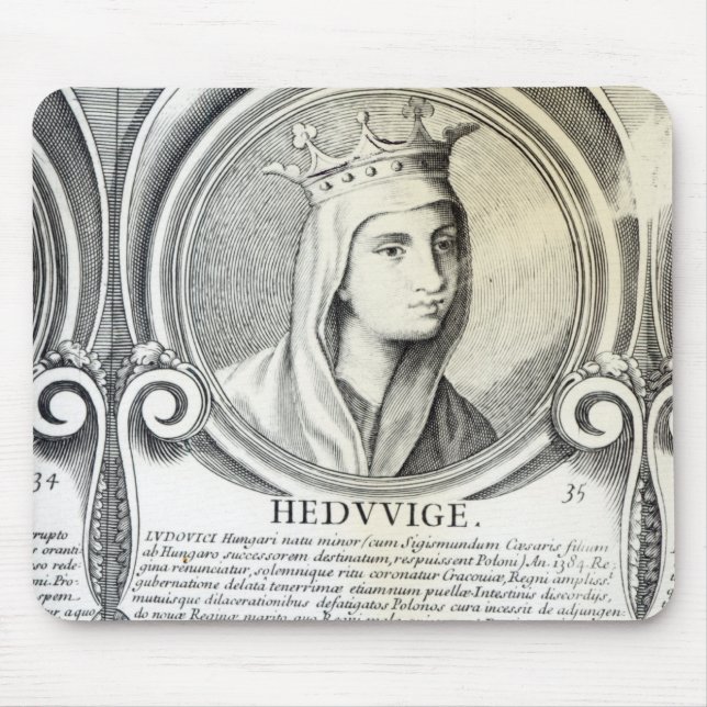 Porträt von St.Jadwiga Mousepad (Vorne)