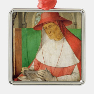 Porträt von St Jerome c.1475 Ornament Aus Metall