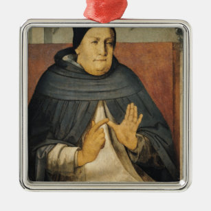 Porträt von St Thomas Thomas von Aquin c.1475 Ornament Aus Metall