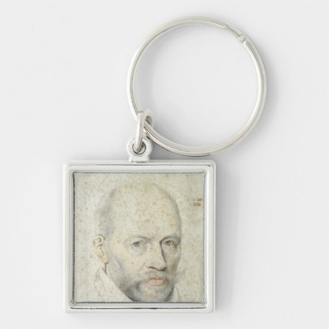 Porträt von St. Vincent de Paul Schlüsselanhänger (Vorne)