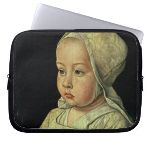 Porträt von Suzanne von Bourbon (1491-1521) Laptopschutzhülle