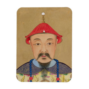 Porträt von T'ai T'sin Che-Tsou (1638-61) Magnet
