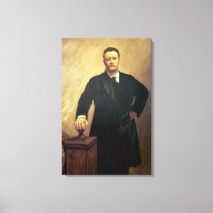 Porträt von Theodore Roosevelt Leinwanddruck