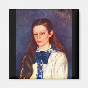 Porträt von Therese Berard durch Pierre Renoir Magnet