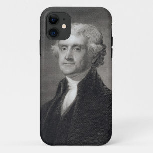 Porträt von Thomas Jefferson, graviert durch Case-Mate iPhone Hülle