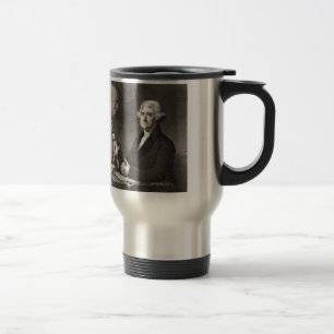 Porträt von Thomas Jefferson Reisebecher
