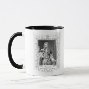 Porträt von Thomas Osborne, gravierend Tasse