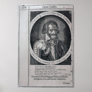 Porträt von Thomas von 'Coryates Rohheit Poster