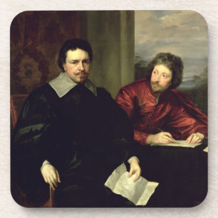 Porträt von Thomas Wentworth, Graf von Strafford Untersetzer