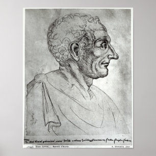Porträt von Titus Livius bekannt als Livy Poster