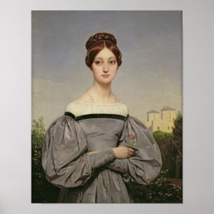 Porträt von Tochter Louises Vernet von Poster
