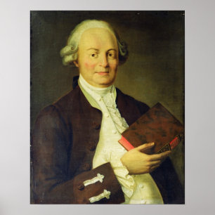 Porträt von Vasili K. Trediakovsky Poster