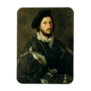 Porträt von Vincenzo Mosti (Öl auf Leinwand) Magnet