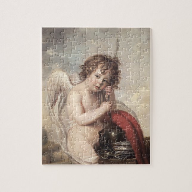 Porträt von VorlagenOswald Fawcett als Amor (Öl an (Vertikal)