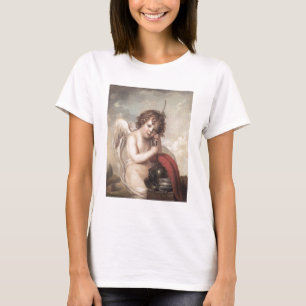 Porträt von VorlagenOswald Fawcett als Amor (Öl  T-Shirt