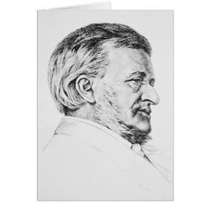 Porträt von Wagner, 19. Jahrhundert