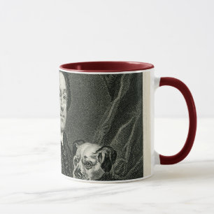 Porträt von William Hogarth Tasse
