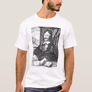 Porträt von William Lilly (1602-81), von seinem T-Shirt