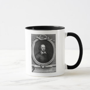 Porträt von William Shakespeare 1719 Tasse