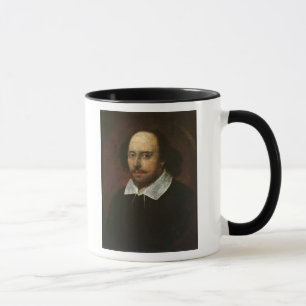 Porträt von William Shakespeare c.1610 Tasse