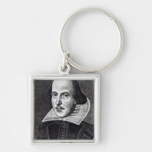 Porträt von William Shakespeare Schlüsselanhänger