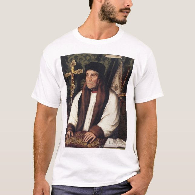 Porträt von William Warham T-Shirt (Vorderseite)
