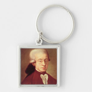 Porträt von Wolfgang Amadeus Mozart nach 1770 Schlüsselanhänger