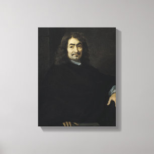 Porträt, vorausgesetzt, um Rene Descartes zu sein Leinwanddruck