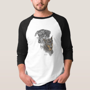 Porträt zweier Dobermänner T-Shirt