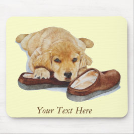Porträtbild eines Hundes von Golden Rente Mousepad