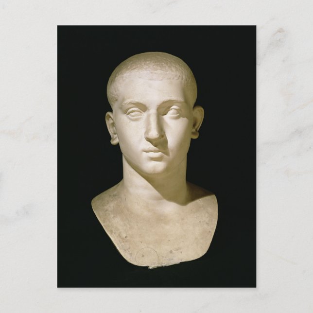 Porträtbüste von Kaiser Severus Alexander Postkarte (Vorderseite)