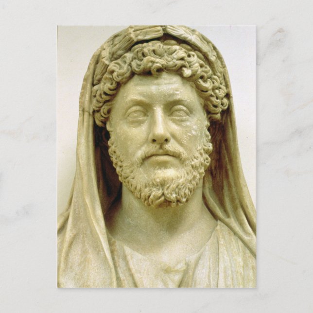 Porträtbüste von Marcus Aurelius Postkarte (Vorderseite)