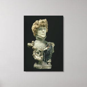 Porträtbüste von Sarah Bernhardt (1844-1923) Frank Leinwanddruck