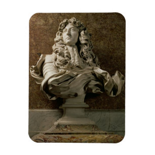 Porträtfehlschlag von Louis XIV (1638-1715), 1665 Magnet