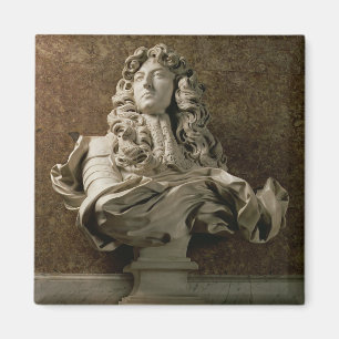Porträtfehlschlag von Louis XIV (1638-1715), 1665 Magnet