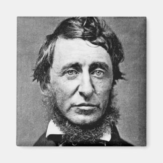 Porträtfotografie von Henry David Thoreau Magnet