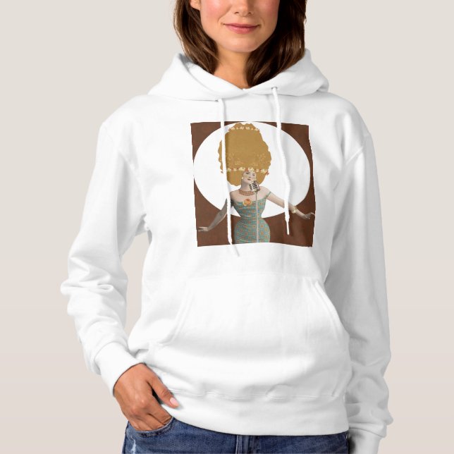 Porträtkunst Hoodie (Vorderseite)