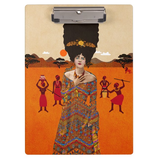 Porträtkunst Klemmbrett (Vorderseite)