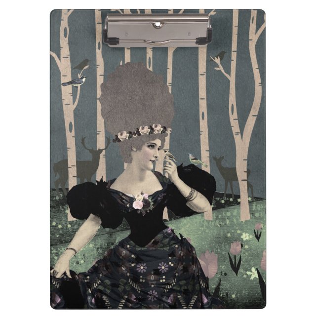 Porträtkunst Klemmbrett (Vorderseite)